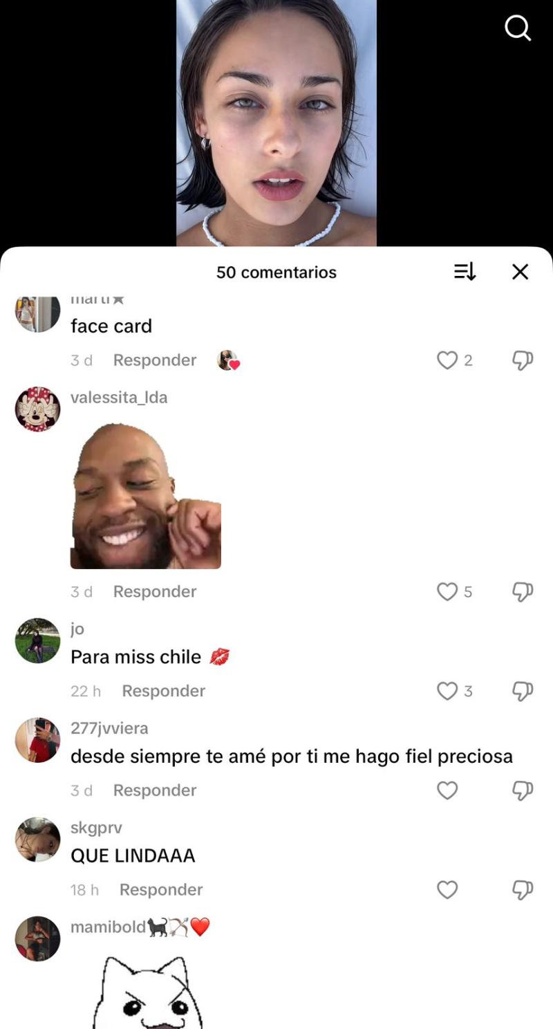 Comentarios que recibió Helen Mrugalski - Créditos: Titkok