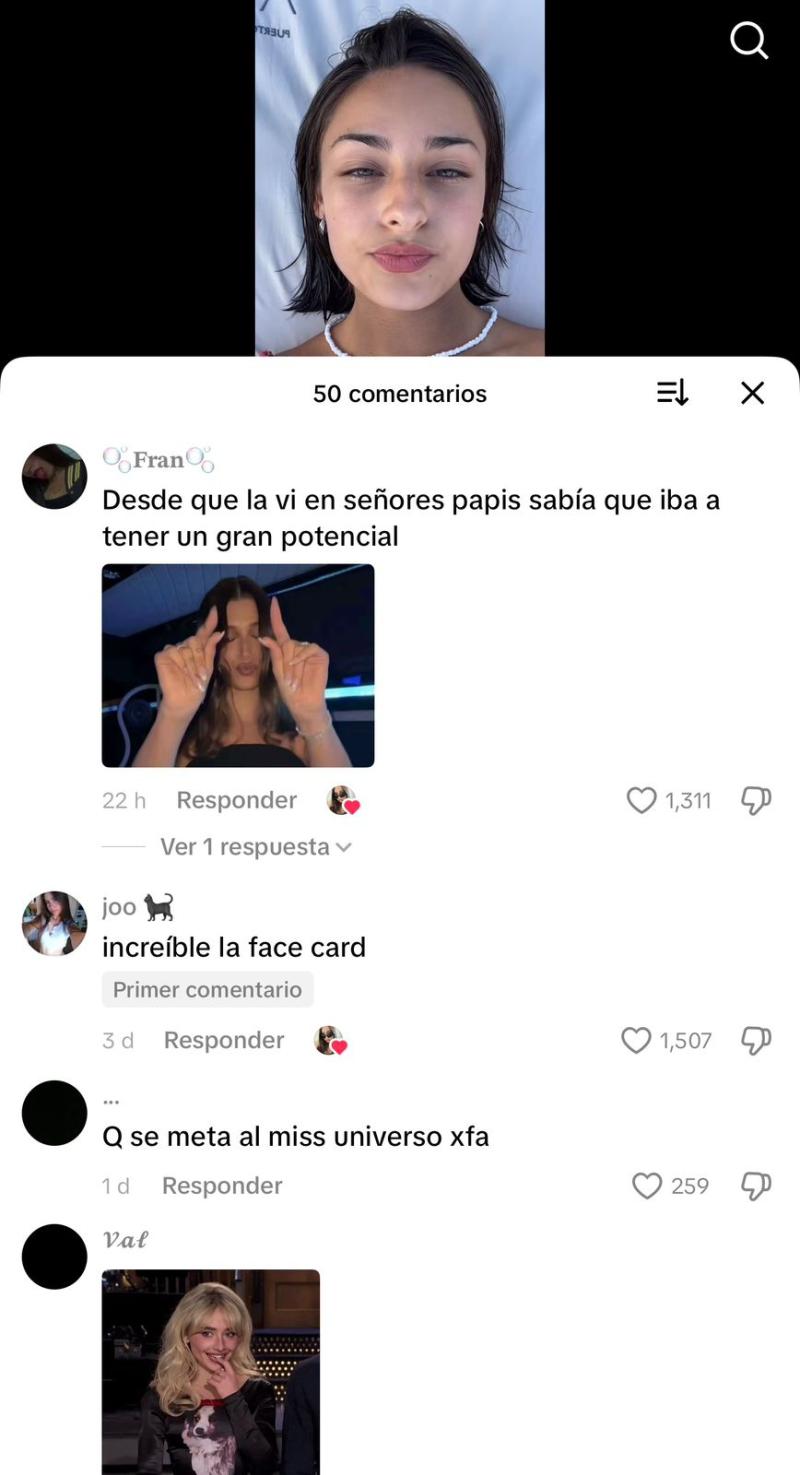 Comentarios que recibió Helen Mrugalski - Créditos: Titkok