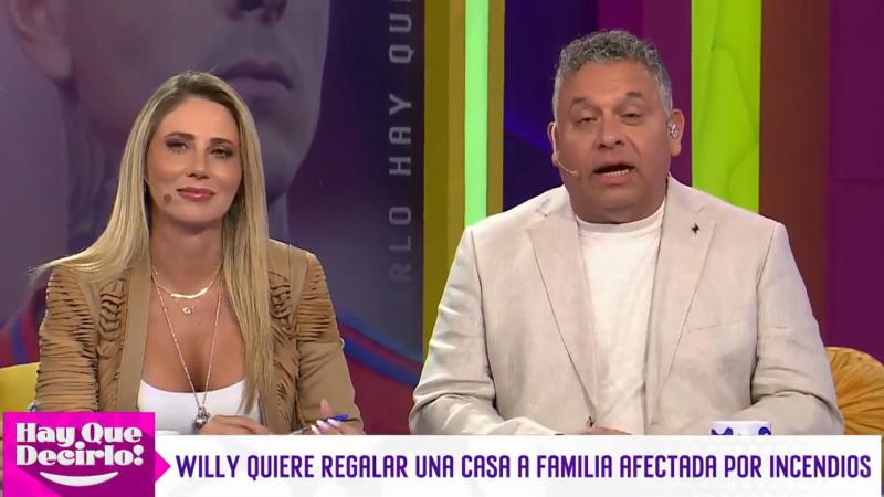 Willy Sabor, panelista de "¡Hay que decirlo!"