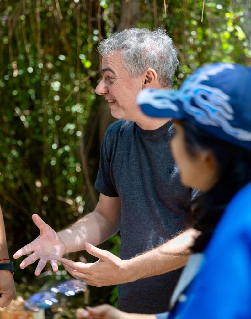 rodaje de Papi Ricky | Fuente: Instagram de Belén Soto