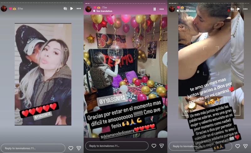 Mamá de Marcianeke, Yasna Muñoz, junto a su pareja | Instagram