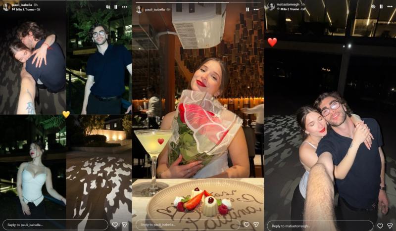 Matías Torres y Paulina Fischer | Instagram