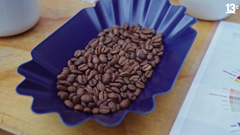 Café de grano de foodtruck Coffee On Wheels. Créditos: Canal 13