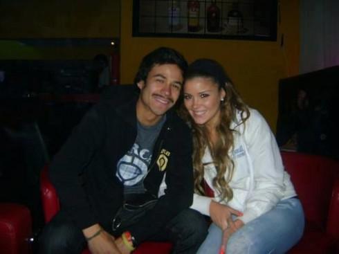 Francisco Puelles junto a Cata Vallejos - Archivo