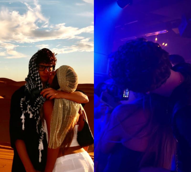 Mia Zamorano junto a su novio, influencer español | Instagram