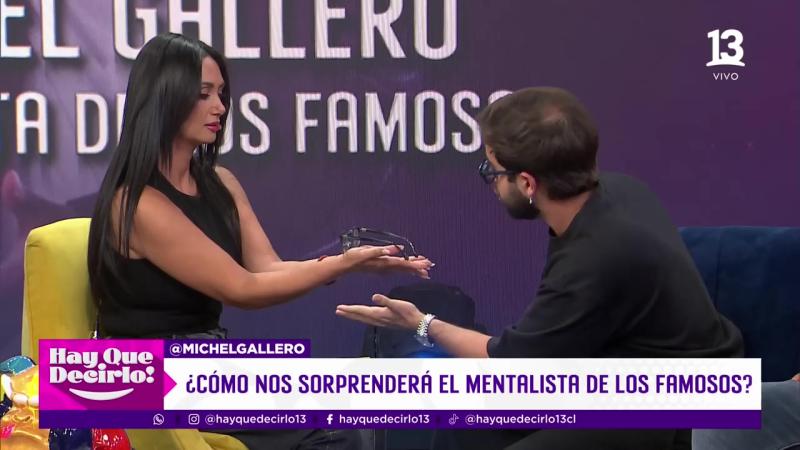 Mentalista sorprende a Pamela Díaz con truco en vivo | Hay que decirlo
