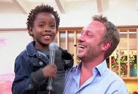 Martín Cárcamo junto a Mariano, cuando el menor era pequeño