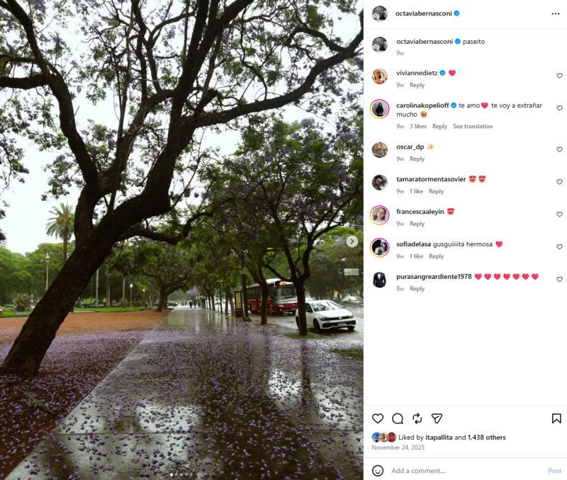 Foto compartida por Octavia Bernasconi | Instagram
