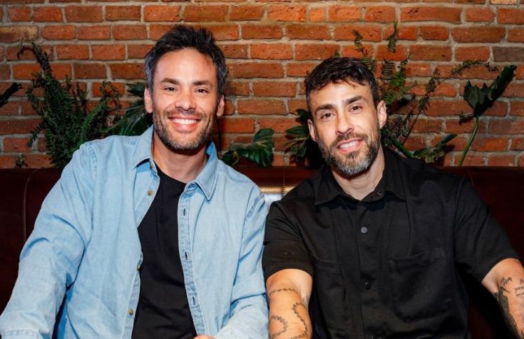 Jorge Valdivia junto a Claudio, su hermano - Instagram