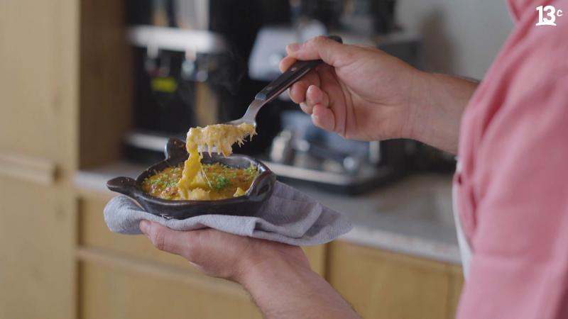 Chupé de jibia y jaiba. Créditos: 13C