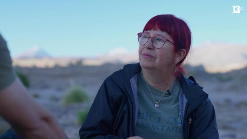 Científica Jenny Blamey en Sobre la Tierra. Créditos: 13C