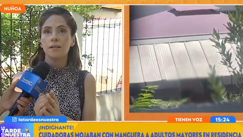 Tamara, vecina de la falsa residencia de adultos mayores y jóvenes de Ñuñoa