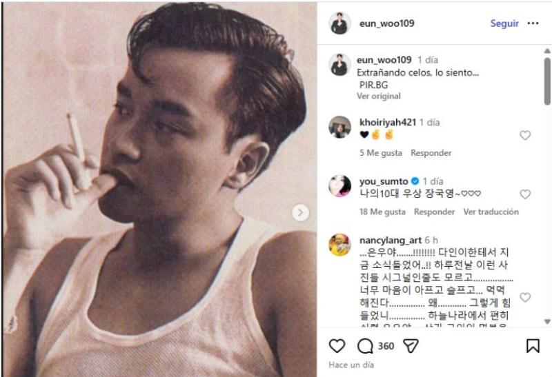 Último post de Jung Eun-woo tras morir - eun_woo109