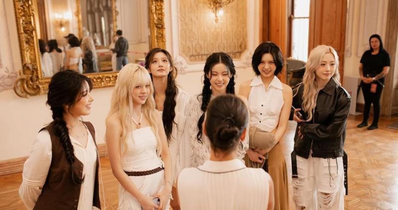 NMIXX será la primera vez que un grupo de música coreana se suba a la Quinta Vergara, hoy - Instagram Macarena Ripamonti