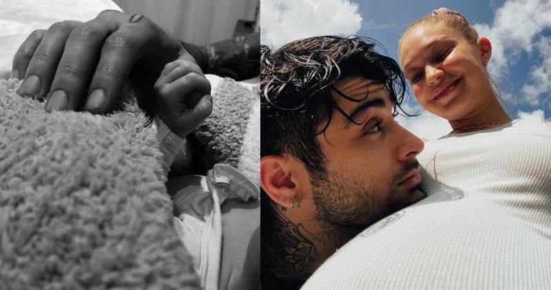 Zayn Malik y Gigi Hadid cuando nació su hija - Instagram