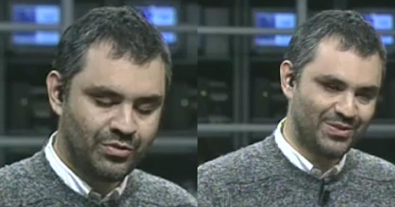 Andrea Bocelli anuncia su regreso a Chile / Su visita a Viva el Lunes en 1998