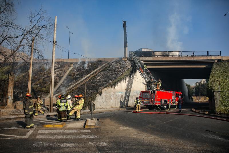 Explosión en Renca - Aton.