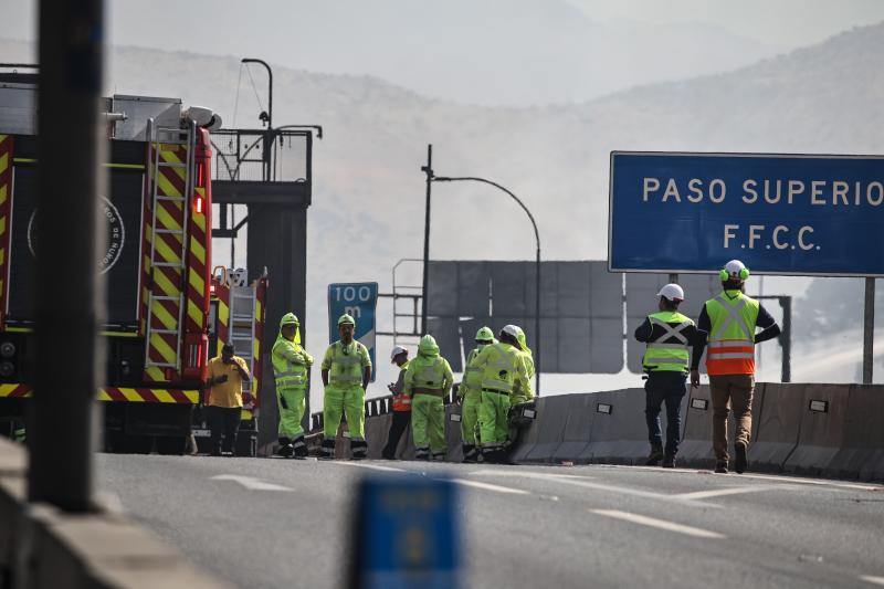 Explosión en Renca - Aton.