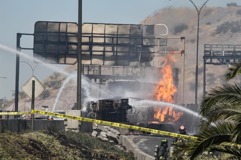 Explosión en Renca - Aton.