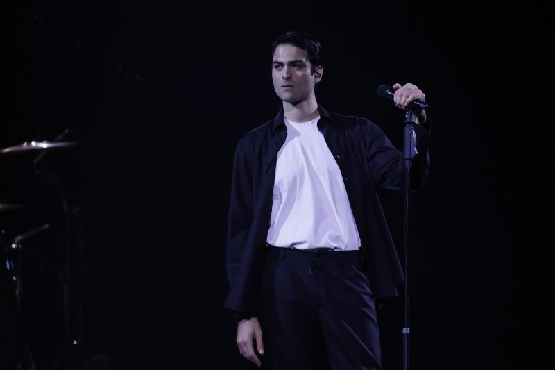 Matteo Bocelli en su paso por el Festival de Viña 2026.