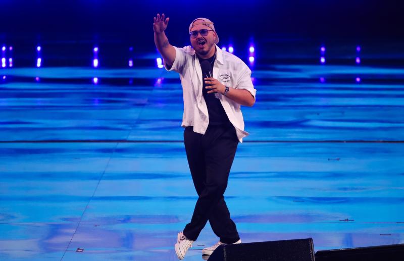 Esteban Düch en su presentación de Viña 2026.