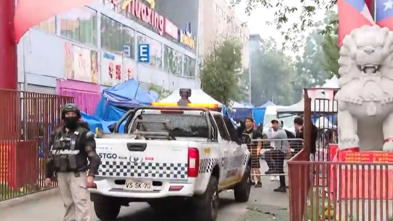 Fuegos artificiales en Barrio Meiggs