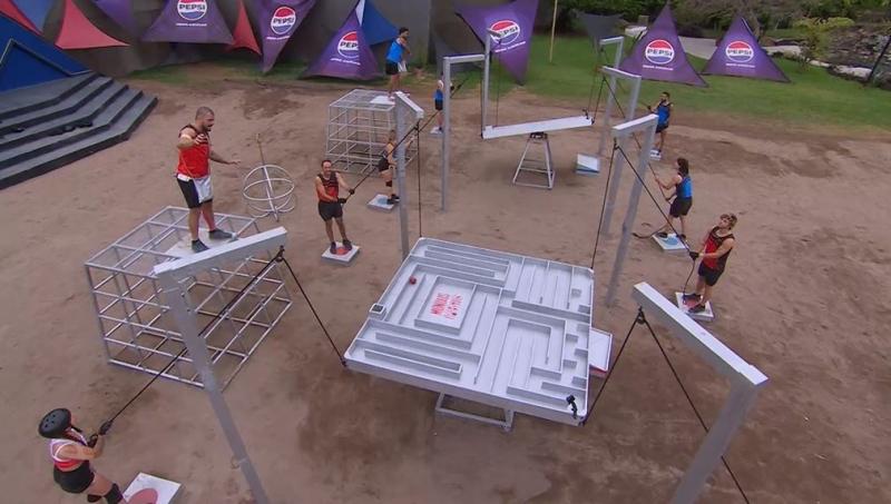 La parte más difícil de la competencia fue el laberinto final.