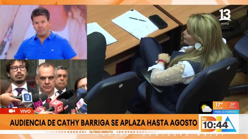 Se suspende audiencia de Cathy Barriga | Tu Día