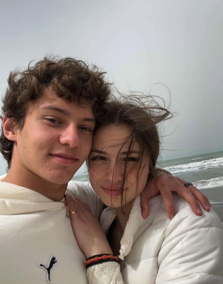 Eliška Bábíčková y Kimi Antonelli compartían fotos en redes sociales, pero sin una sobreexposición/Instagram