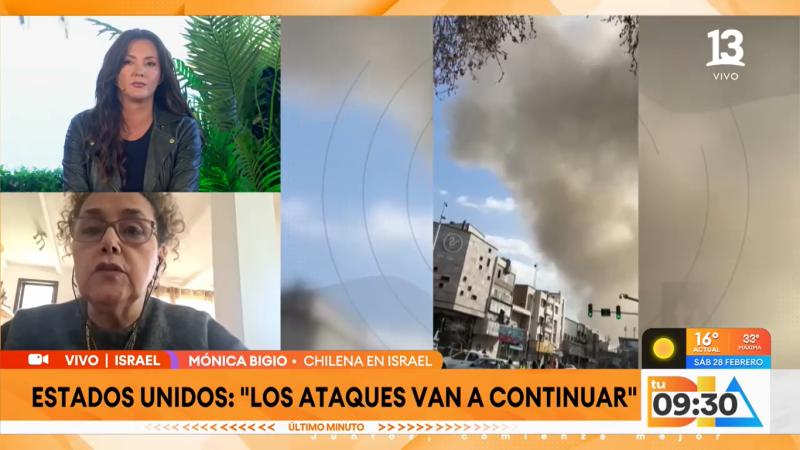 El relato de una chilena en Israel en medio del conflicto armado con Irán