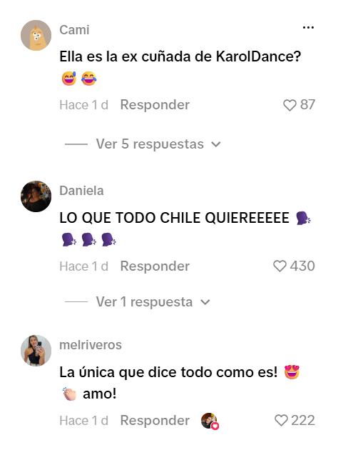 Reacciones que generó el video de hermana de Fran Virgilio - Tiktok