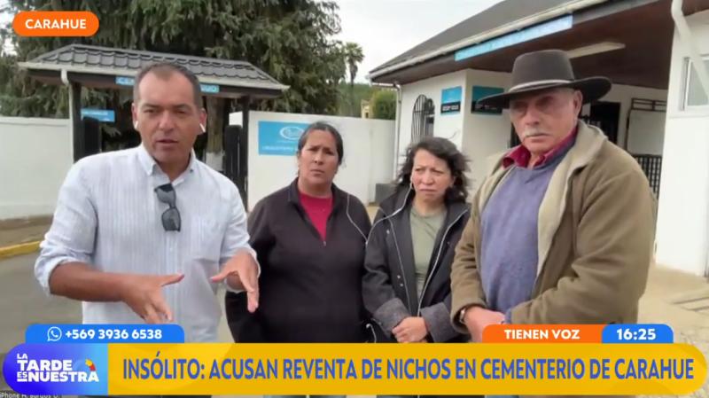 Insólito: revenden nichos en cementerio de Carahue.