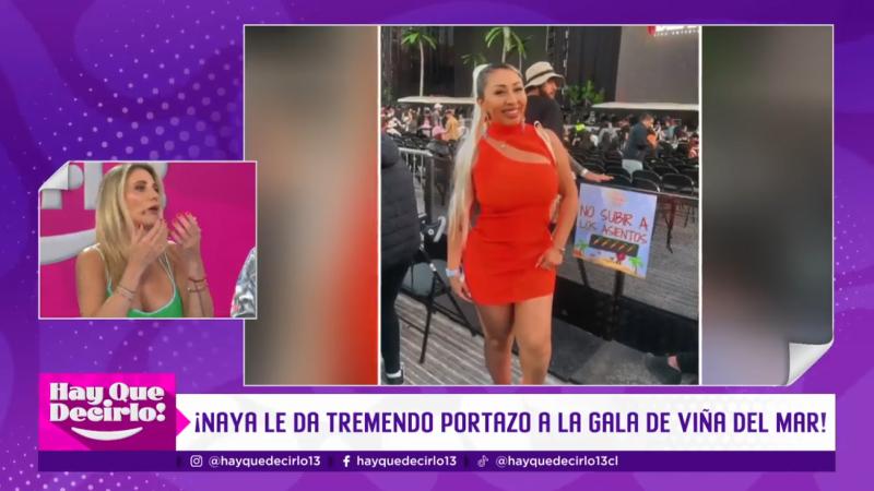 Naya Fácil responde a la invitación para ir a la Gala de Viña del Mar.