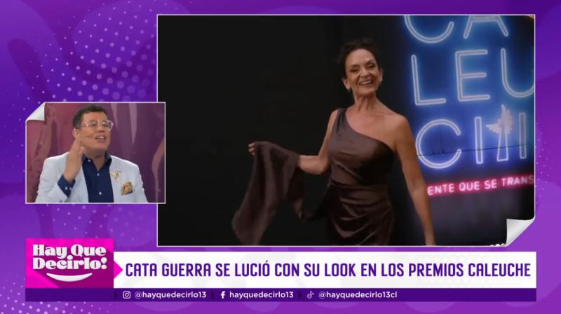 Catalina Guerra fue una de las mejores vestidas en los Premios Caleuche 2026.
