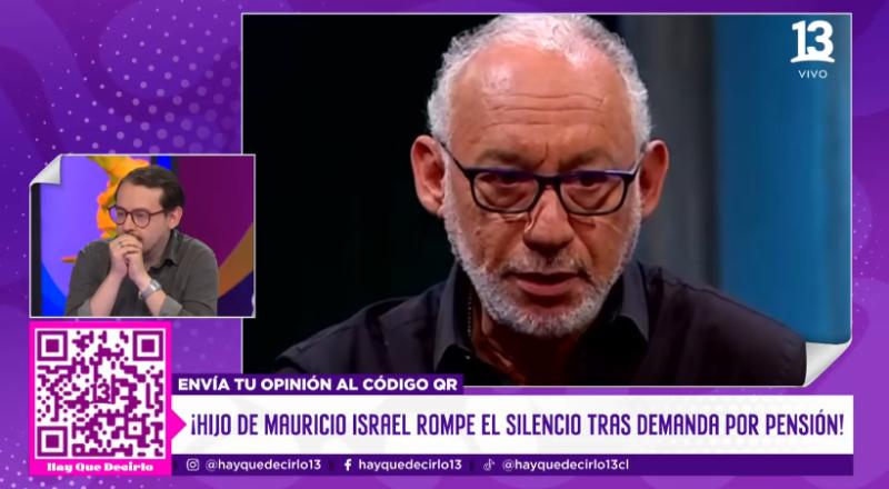 Alexander demandó a su padre Mauricio Israel por pensión de alimentos - Hay que decirlo