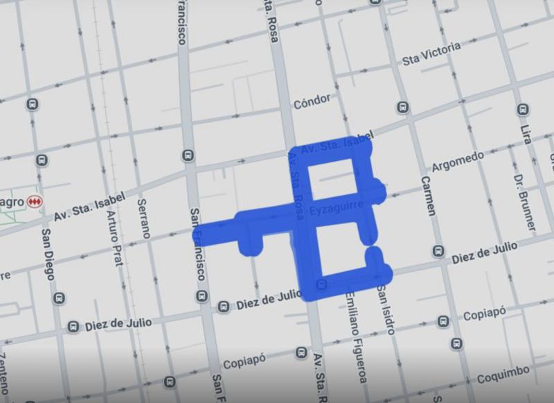 Cortes de luz en Santiago.