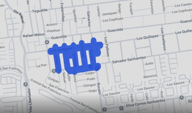 Corte de luz en La Florida.