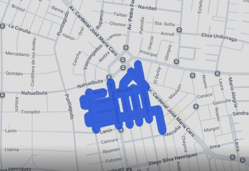 Cortes de luz en Conchalí.