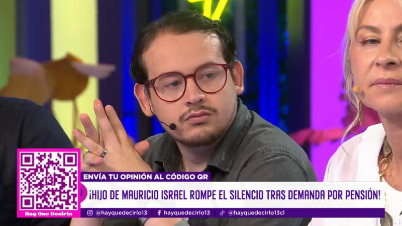 Hijo de Mauricio Israel se sincera en ¡Hay que decirlo!.