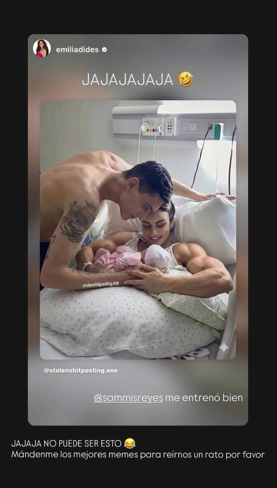 Historia de EMilia Dides y Sammis Reyes | Instagram