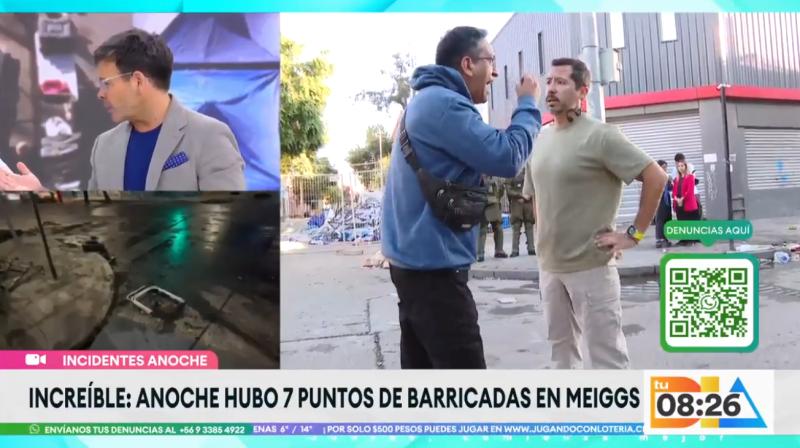 La molestia de José Luis Repenning por ambulante que encaró a Rodrigo Pérez.