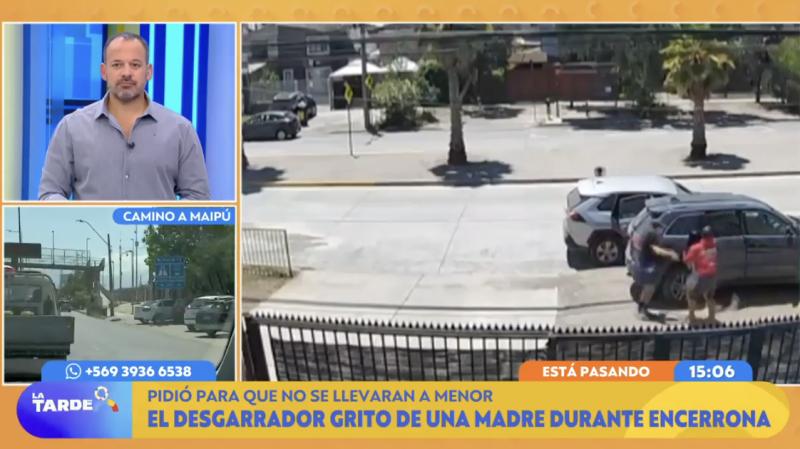 Violenta encerrona a madre e hija en Maipú.