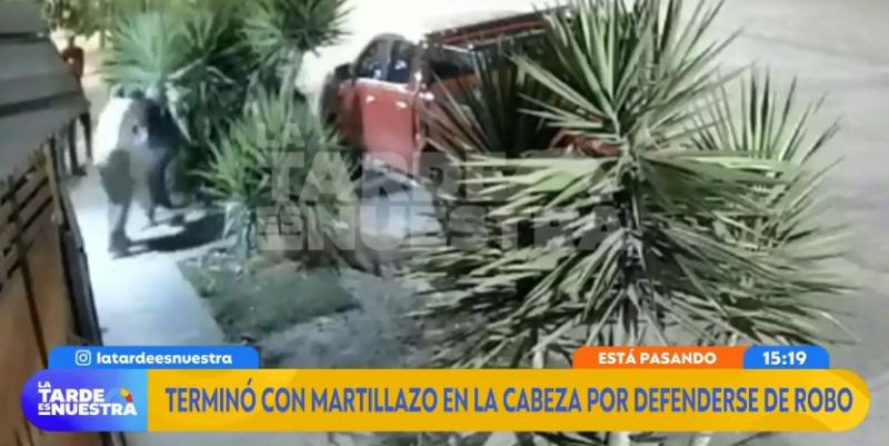 Vecino frustró robo de su camioneta