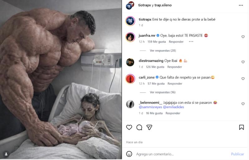 Meme de Emilia Dides y Sammis Reyes | Instagram