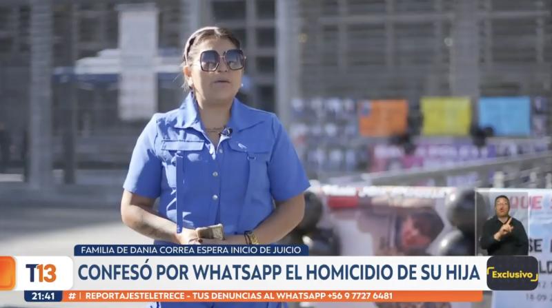 Familia de Dania Correa espera el inicio del juicio.