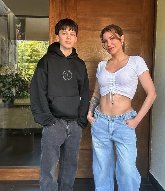 Wilma González y su hijo Noah, Instagram.