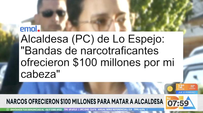 Alcaldesa de Lo Espejo fue amenazada de muerte.