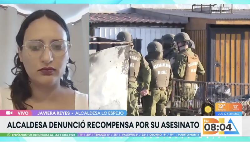 Alcaldesa de Lo Espejo fue amenazada de muerte.