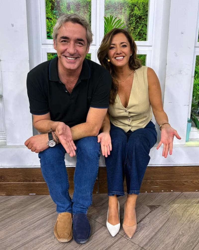 José Luis Repenning y Priscilla Vargas, animadores de Tu Día.