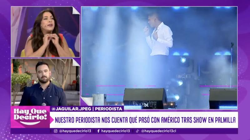 Marlen Olivari se refiere al comportamiento de Américo.